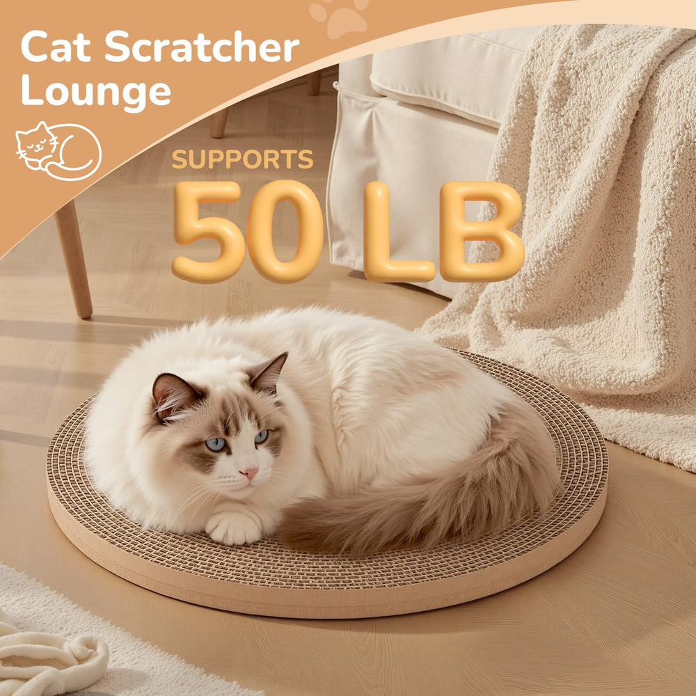RoseYouth stylish round scratch pads add practical decor for pet-friendly spaces