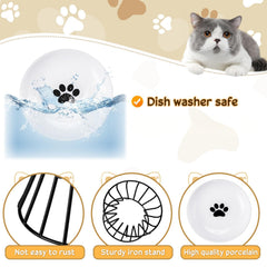 Roshtia cat dishes are dishwasher safe for quick cleanup