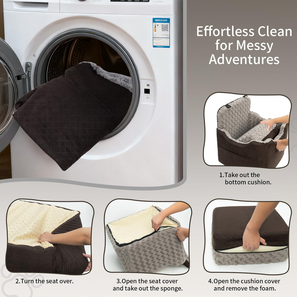 Rosynee machine-washable cover makes cleaning easy after adventures.