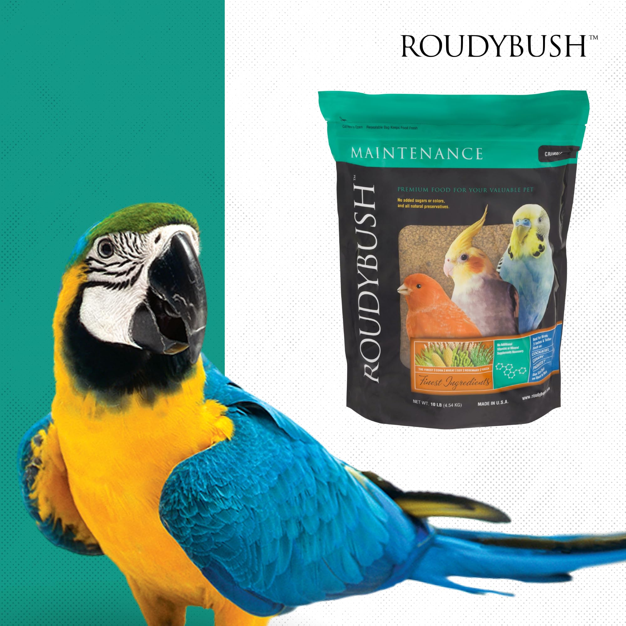 RoudyBush Daily Maintenance Crumbles brand-expert image referencing 1985 expertise.