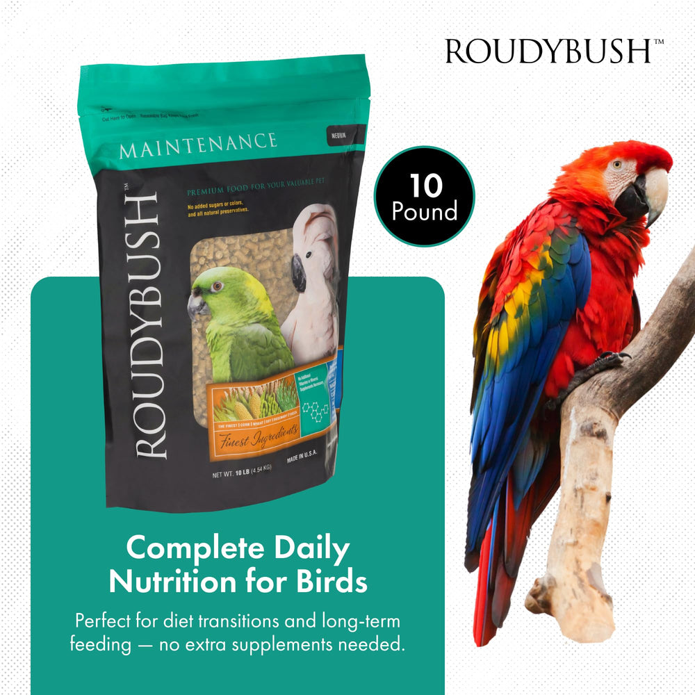 RoudyBush pellets close-up highlighting texture for steady energy