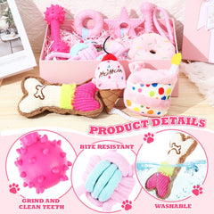 RoundFunny puppy chew toy set supports chewing satisfaction and dental exercise