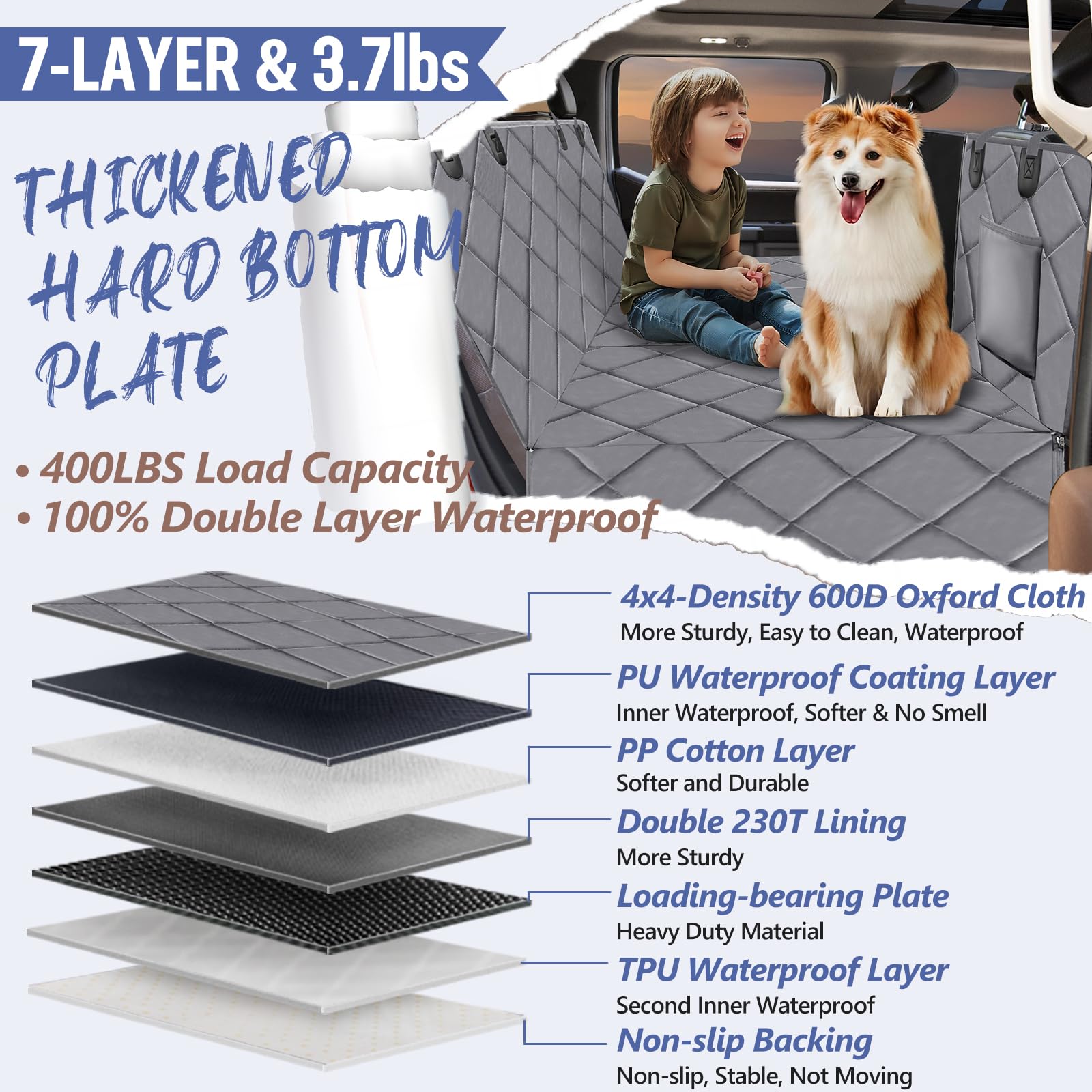 ROUWINNE supports up to 420 pounds with a sturdy bottom board.