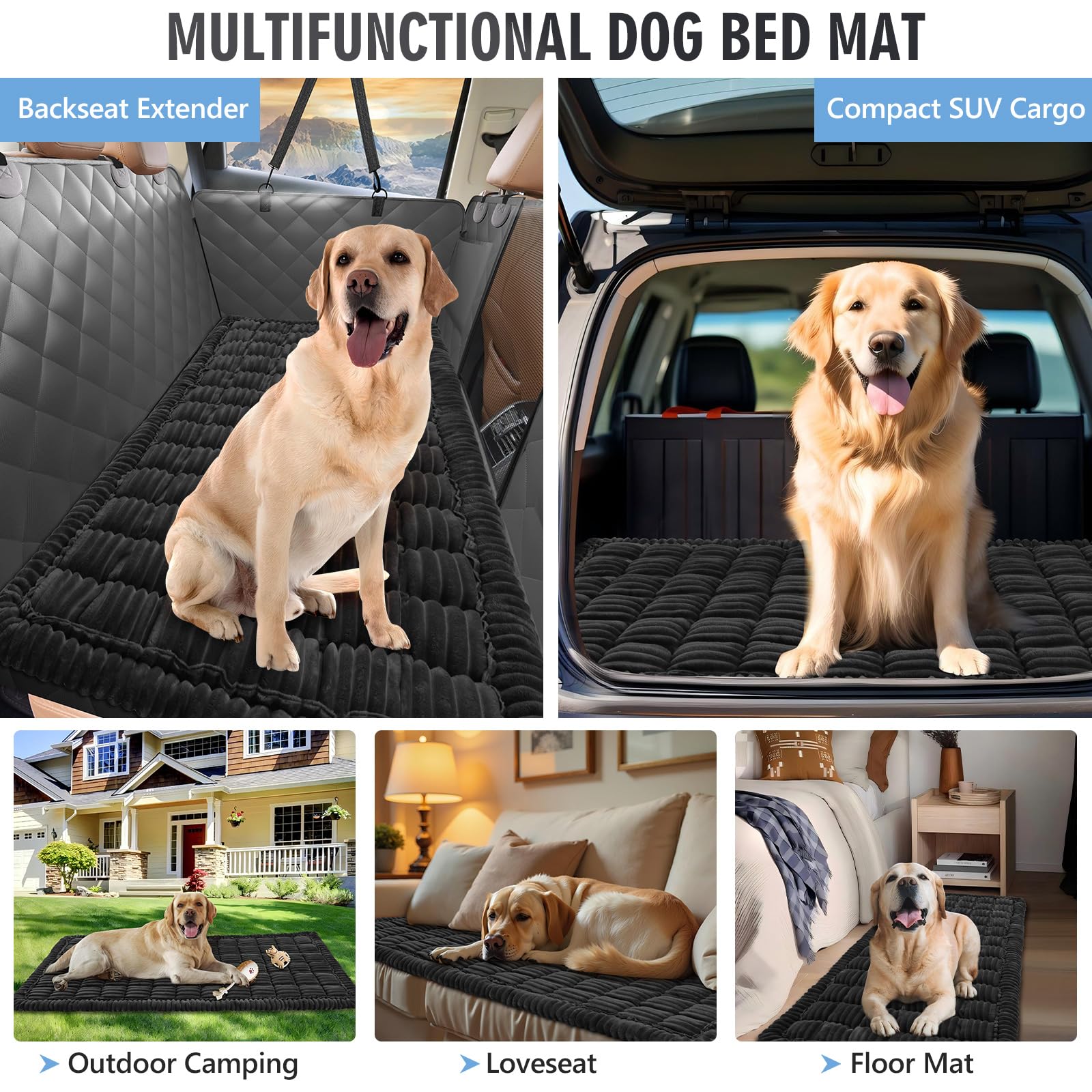 ROUWINNE easy-clean dog bed is machine washable for quick care