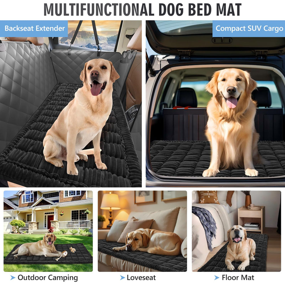 ROUWINNE easy-clean dog bed is machine washable for quick care