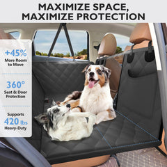 ROUWINNE extended coverage keeps large dogs secure in the 53-inch area
