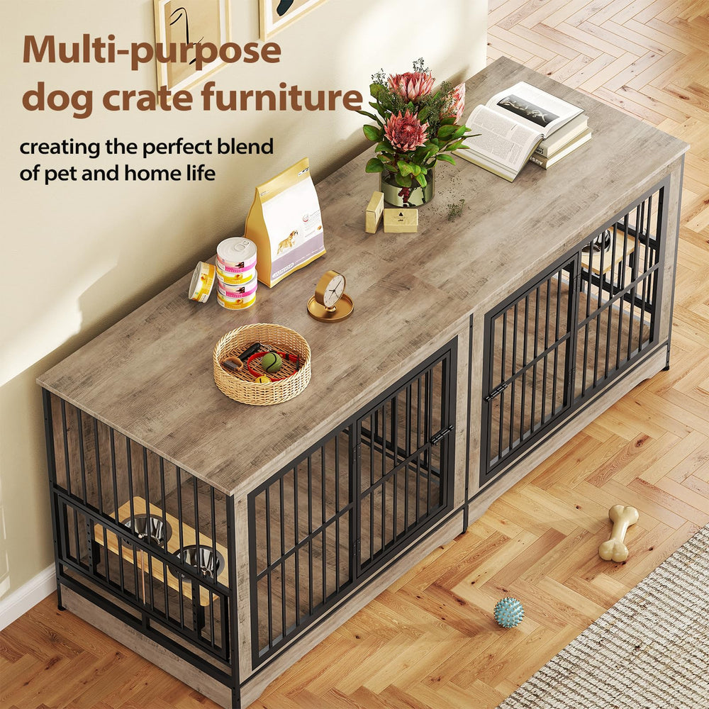 Rovibek 78 durable MDF and steel construction for daily pet use