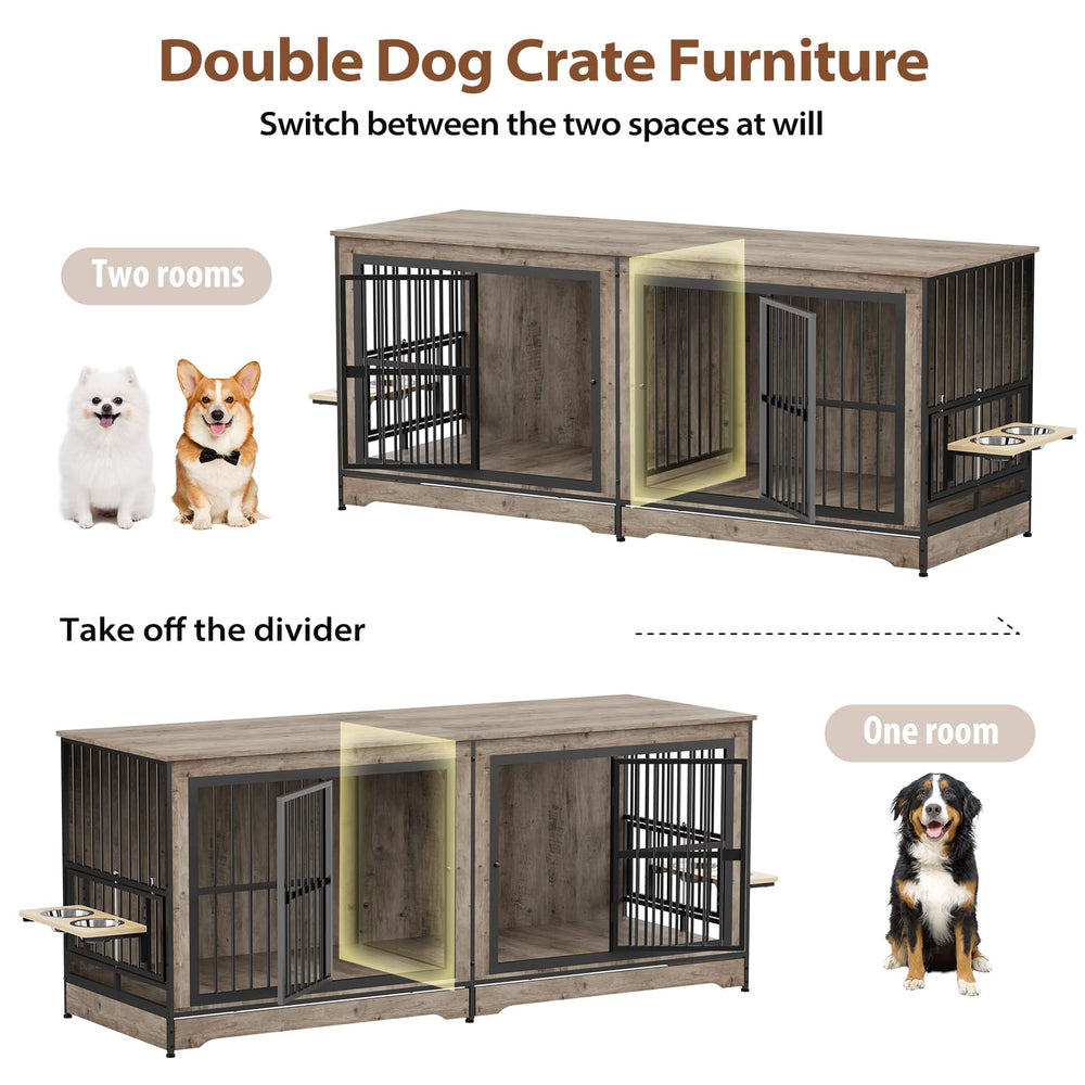 Rovibek 78 rotating dog bowl enables flexible meal angles