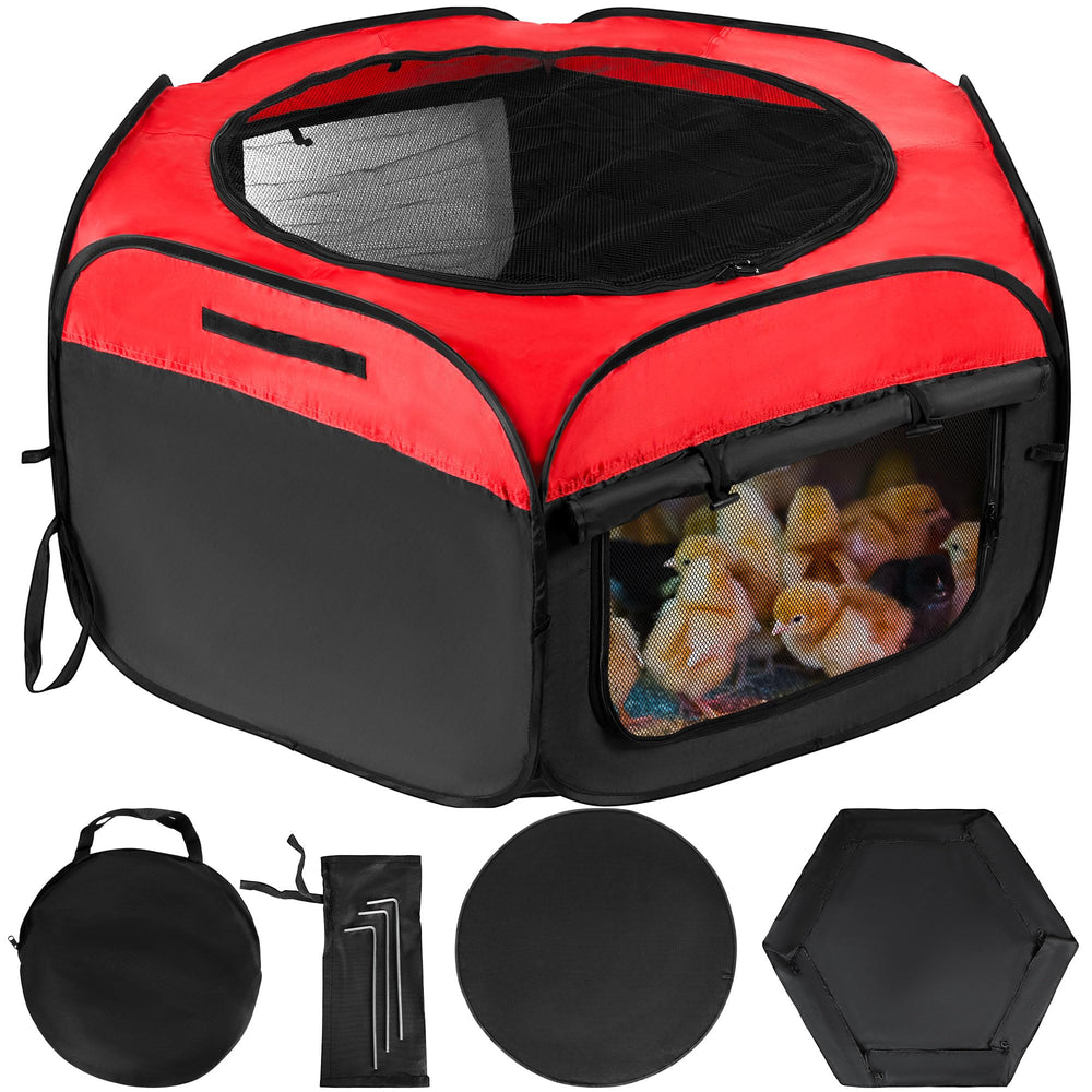 ROVOCLO Brooder Box for Chicks top view shows a cozy, secure space.