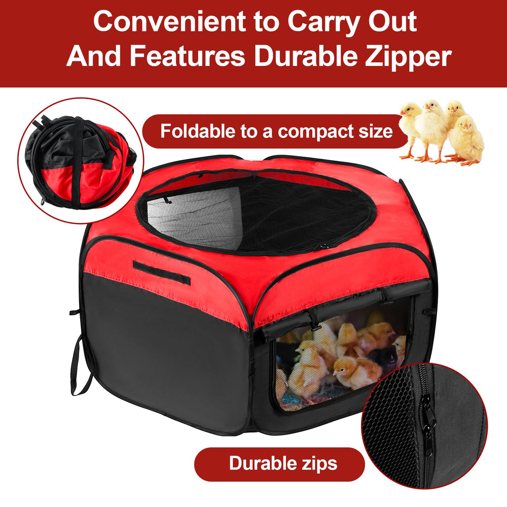 Washable mats in RO VOCLO brooder box dry quickly for reuse.