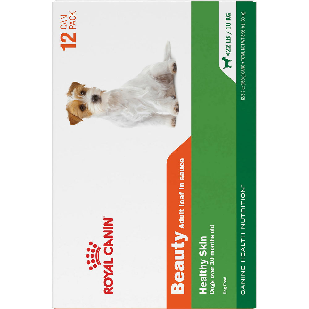 Royal Canin Beauty Loaf in Sauce contributes to a nourished coat