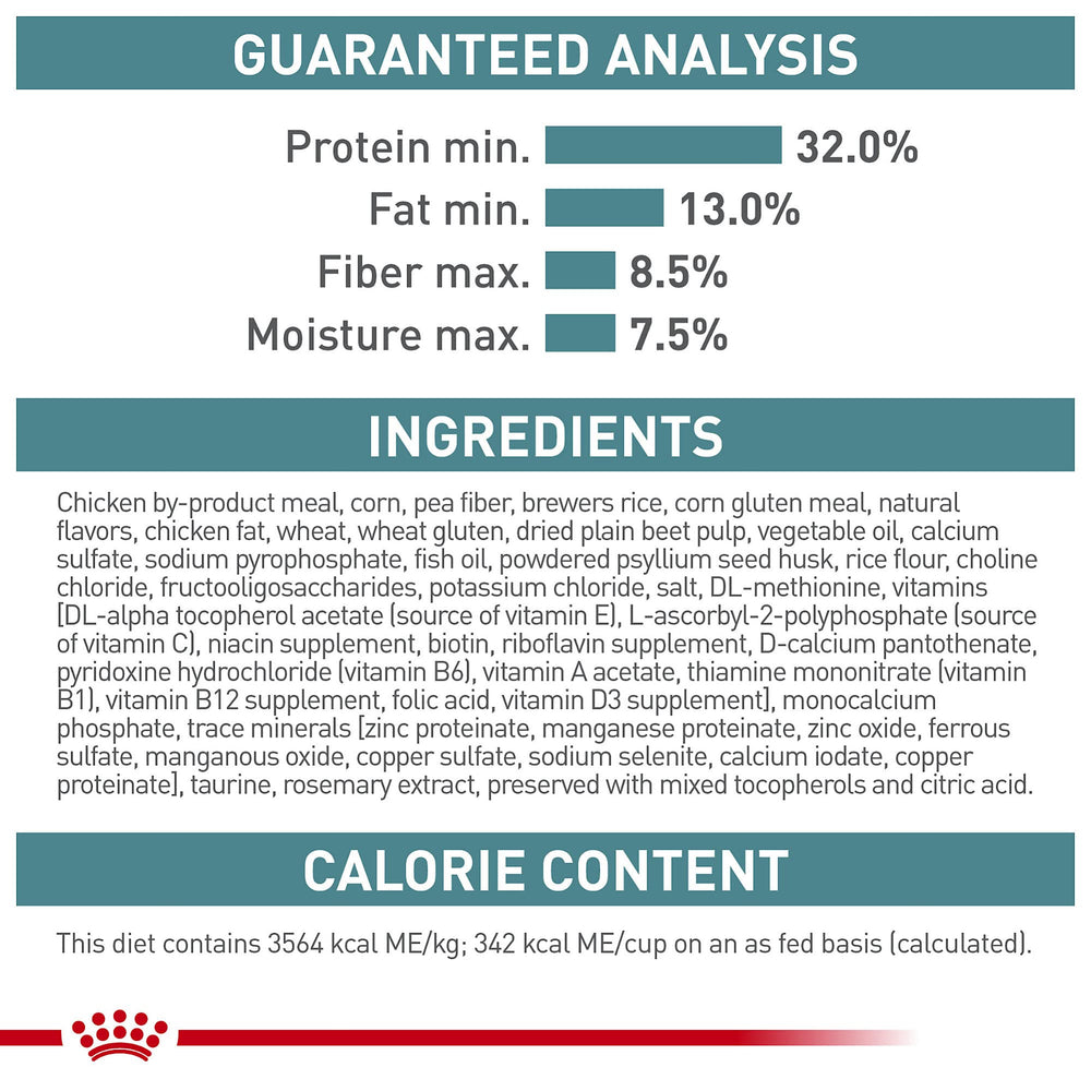 Kibble bits designed for hairball management from Royal Canin.