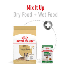 Royal Canin Chihuahua Adult 8+ antioxidant blend supports healthy aging