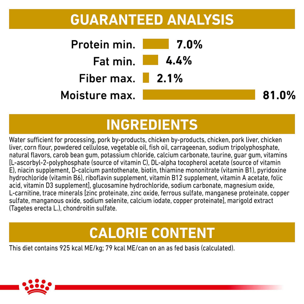 Royal Canin Dachshund six-can packaging for easy meal planning