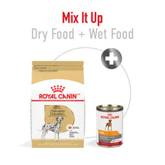 Royal Canin Dalmatian kibble design supports strong jaw and efficient pickup.