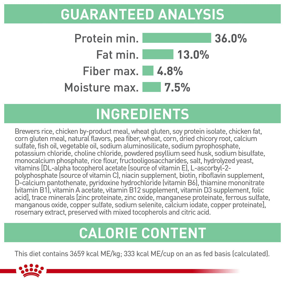 Royal Canin Digestive Care wet and dry mix option for meals.
