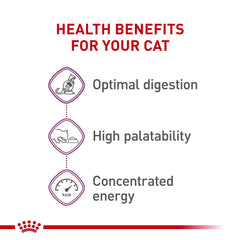 Royal Canin Digestive Health formula highlights prebiotics and highly digestible proteins