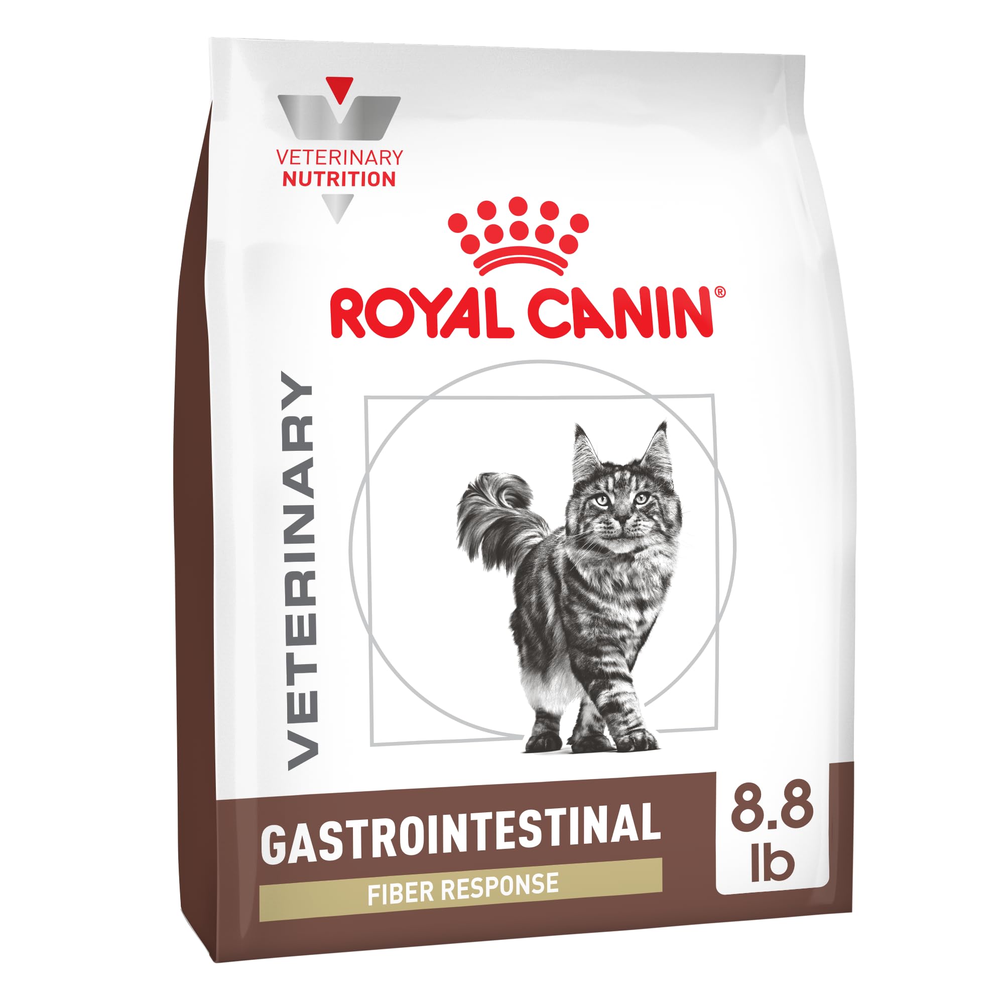 Royal Canin Gastrointestinal Fiber Response dry cat food bag front highlighting digestive support