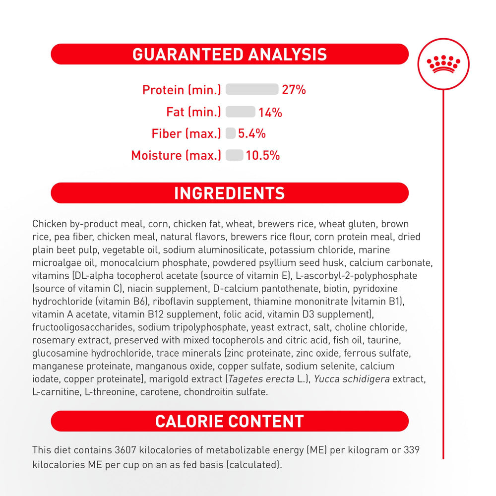 Royal Canin Golden Retriever Puppy image conveys balanced nutrition for healthy growth.