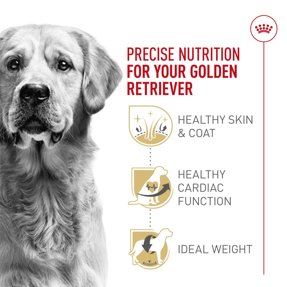 Packaging highlighting skin and coat support features for healthy fur.