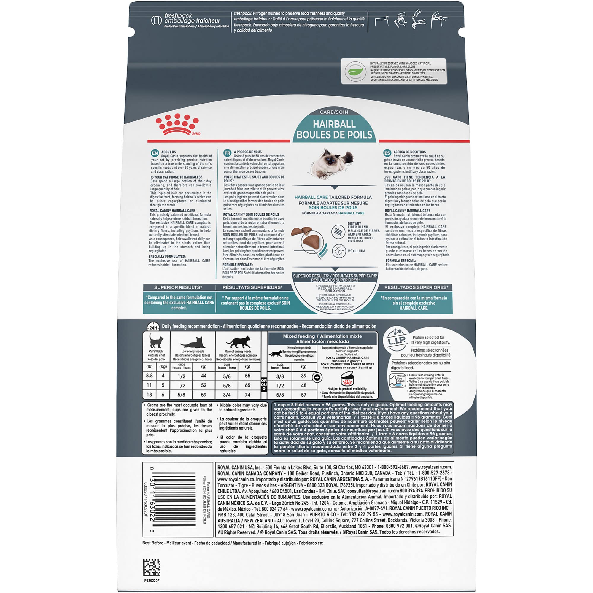 Royal Canin Hairball Care kibble in a bowl for digestion-friendly mealtime
