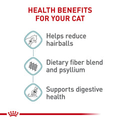 Royal Canin Hairball Care dry food serving to aid portion control