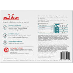 ROYAL CANIN Hairball Care thin-slices-in-gravy serving visuals supports digestion