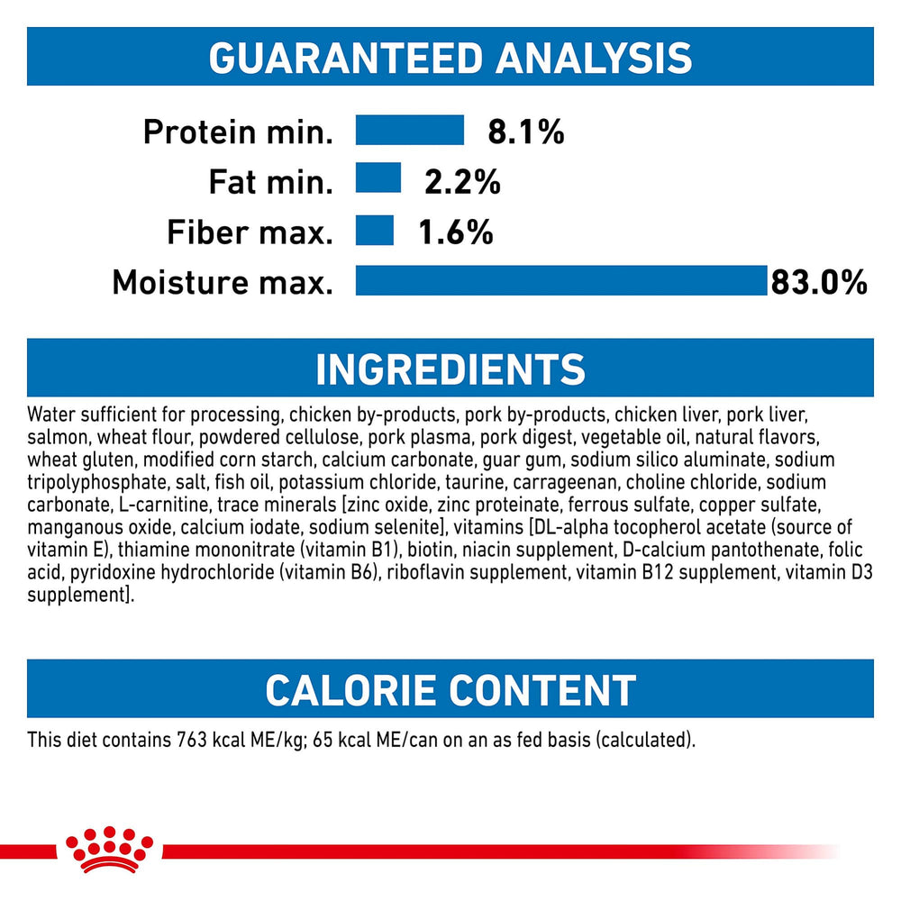 Royal Canin Indoor Morsels Gravy close-up of tender palatable morsels