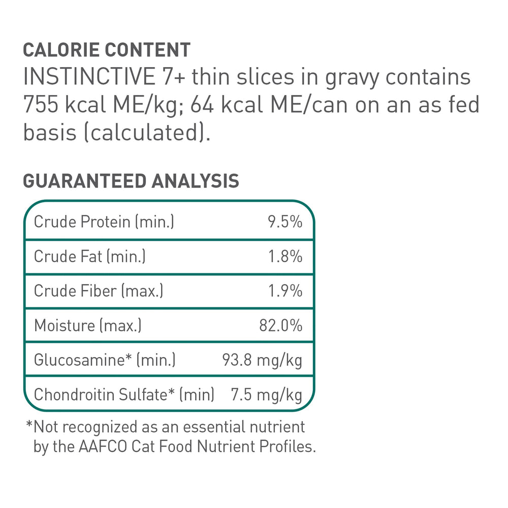 Picky eaters may enjoy the whisker-friendly gravy and slices.