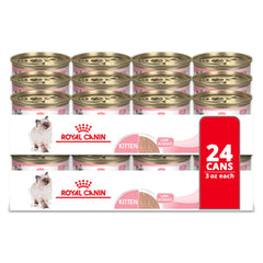 Royal Canin kitten loaf in sauce closeup shows tender texture for easy eating.