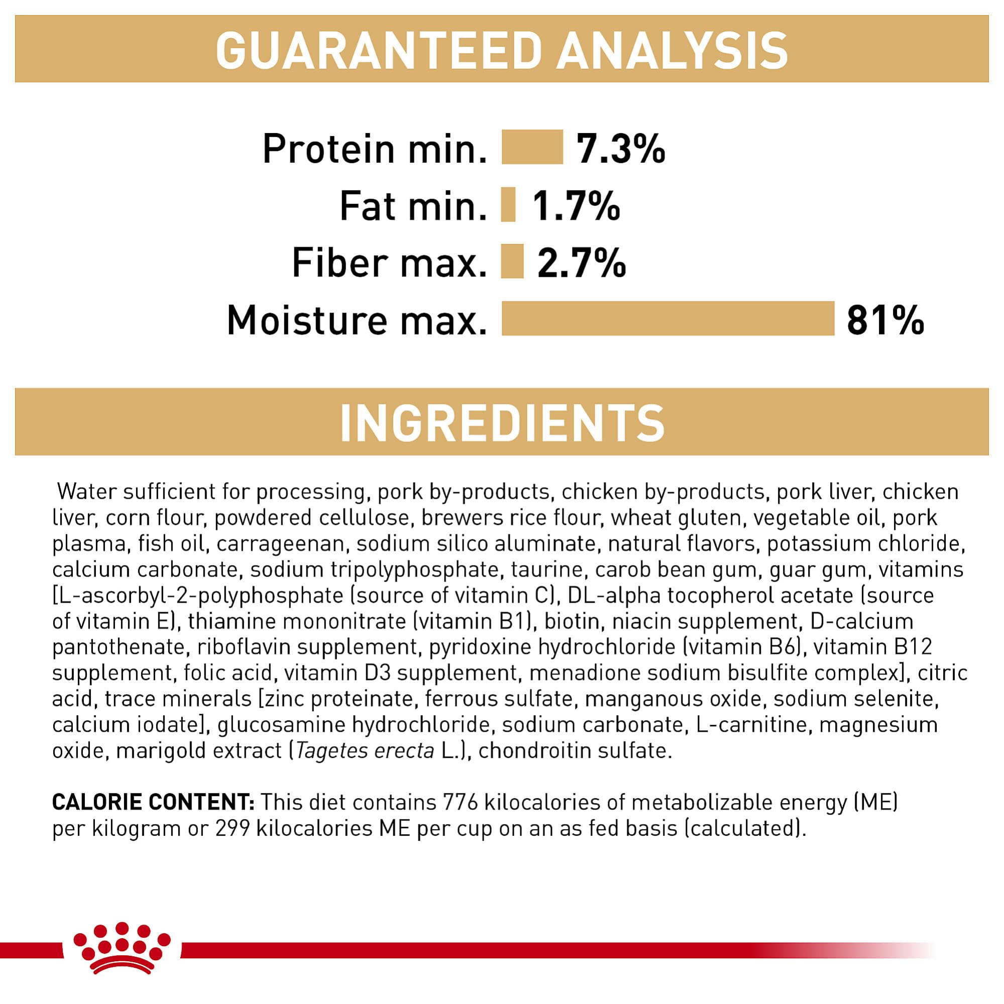 Complete and balanced diet, fed alone or mixed with dry kibble.