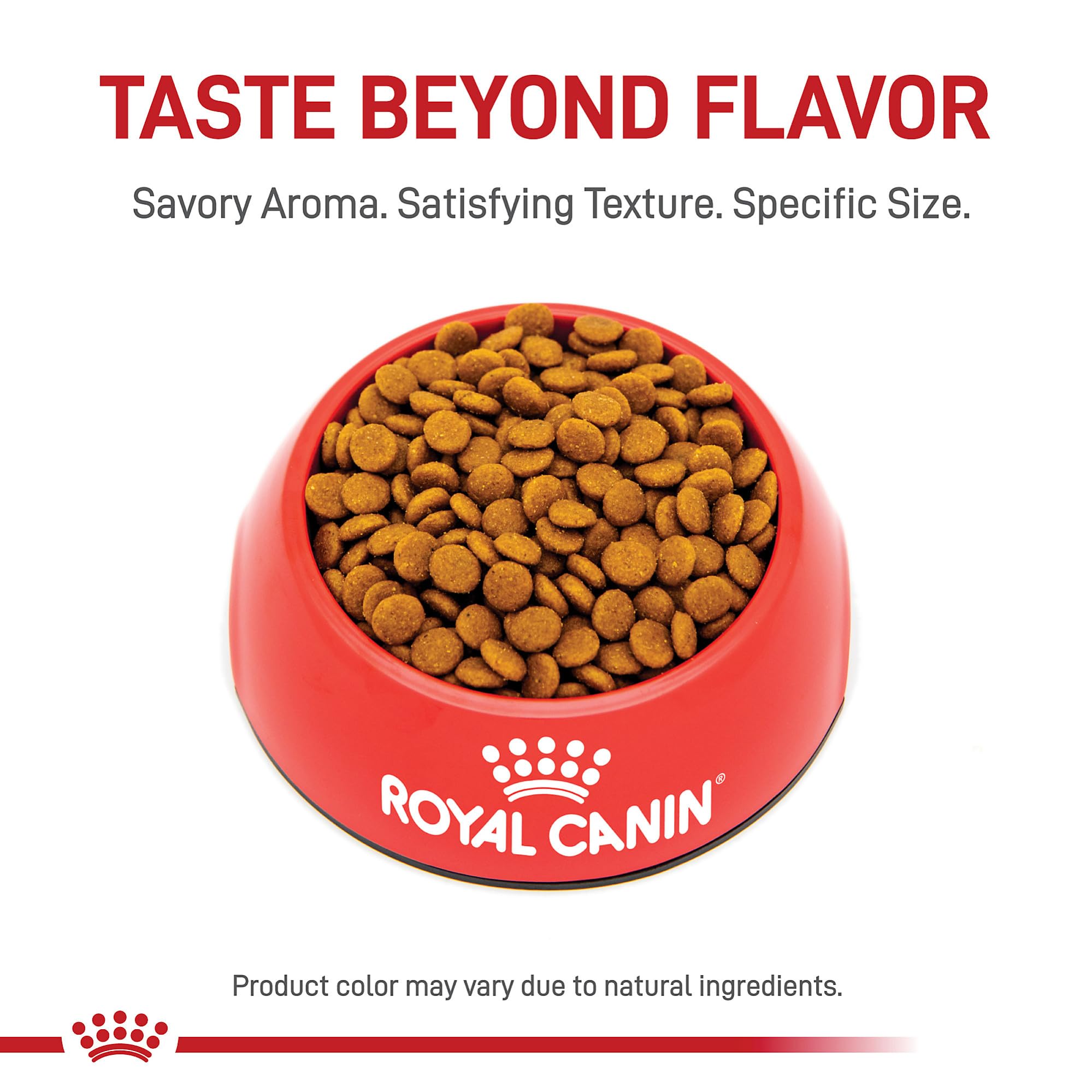 Royal Canin pairing suggestion showing wet and dry options