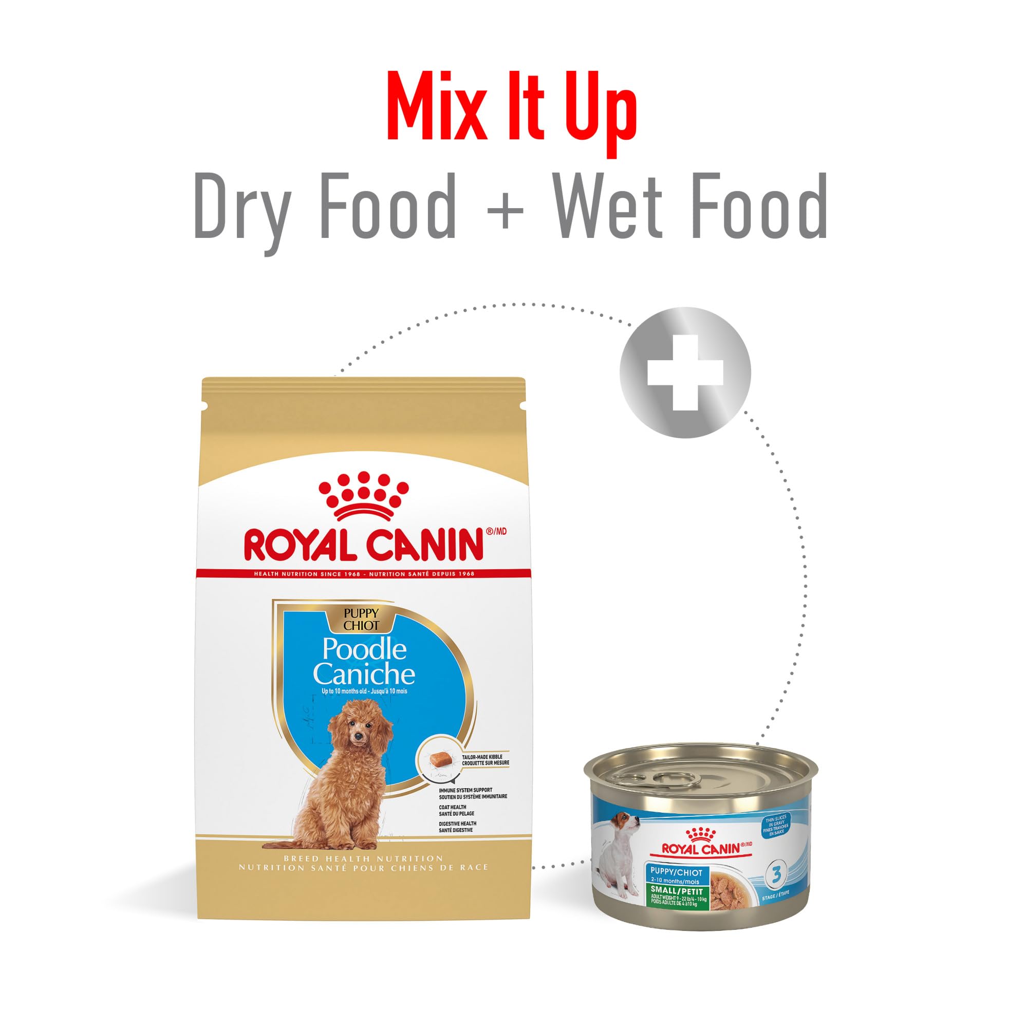 Royal Canin Poodle Puppy digestion support with prebiotics and high-quality proteins