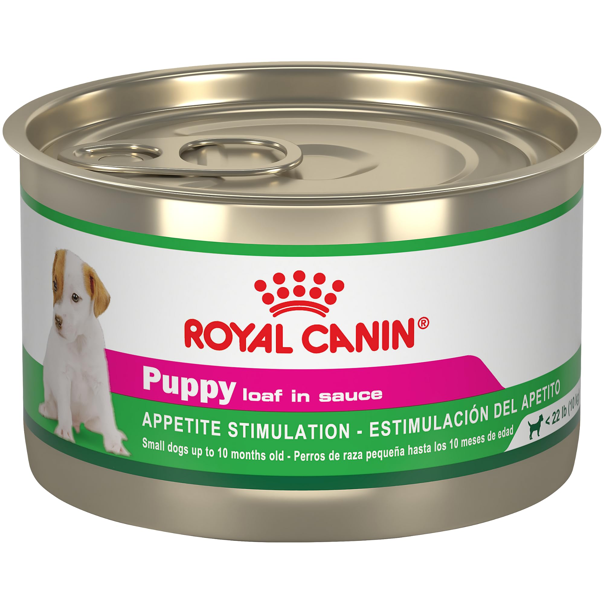 Royal Canin Puppy Loaf in Sauce served in a bowl, a palatable texture for growing puppies.