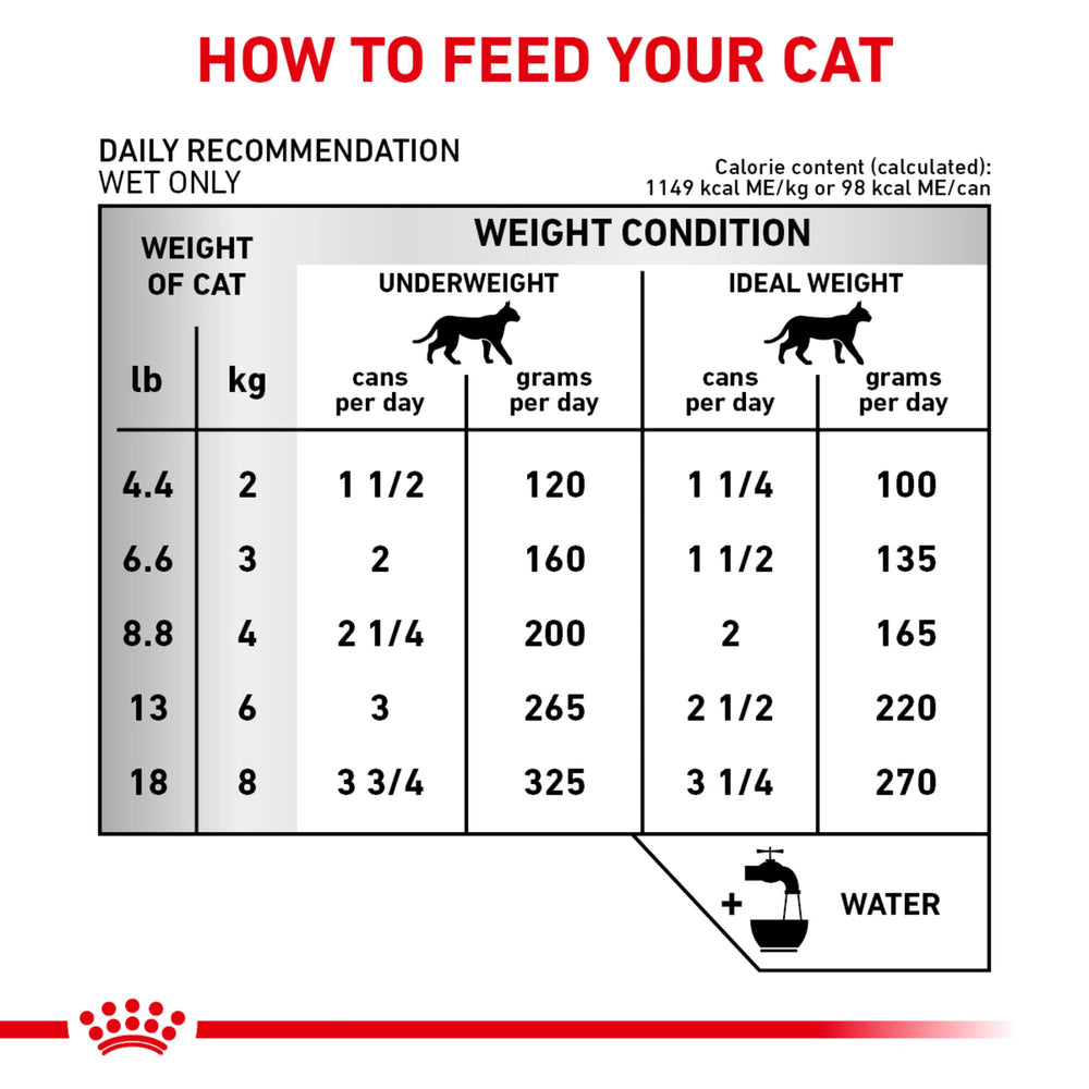 Royal Canin Renal Support D three-ounce cans displayed, convenient meal option.