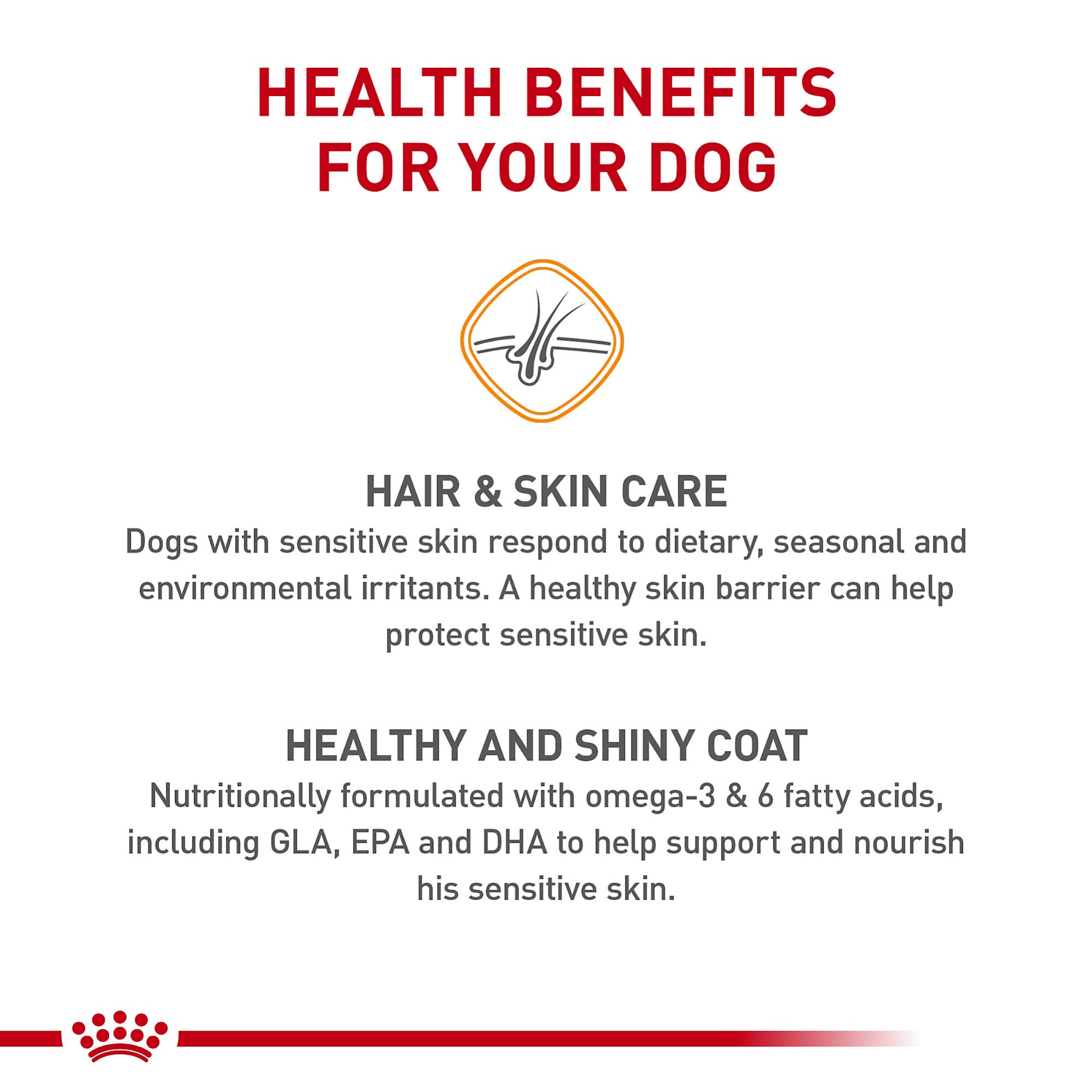Royal Canin Sensitive Skin Care Wet Food paired for texture variety