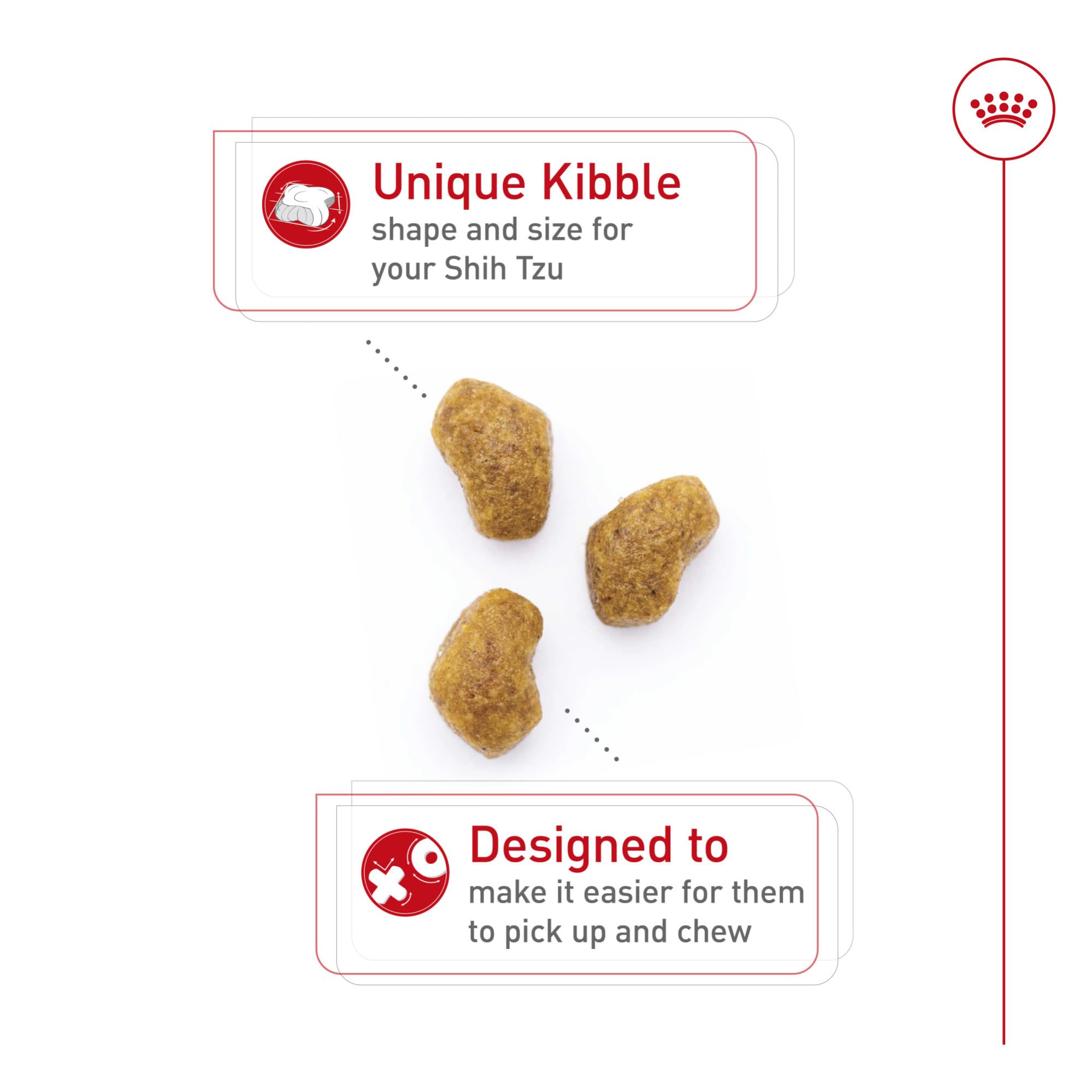 Royal Canin Shih Tzu Adult kibble close-up for small breeds