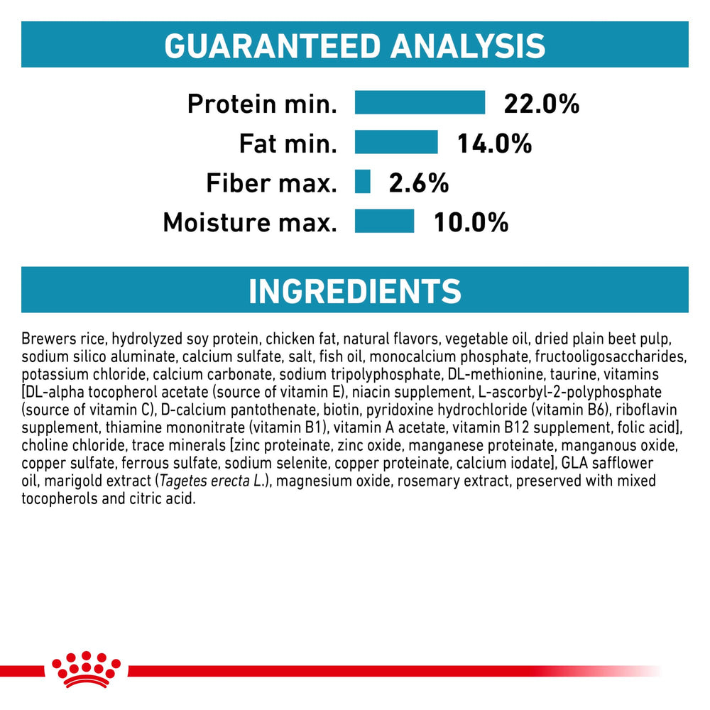 Royal Canin small-breed kibble in bowl ready to serve for small dogs.