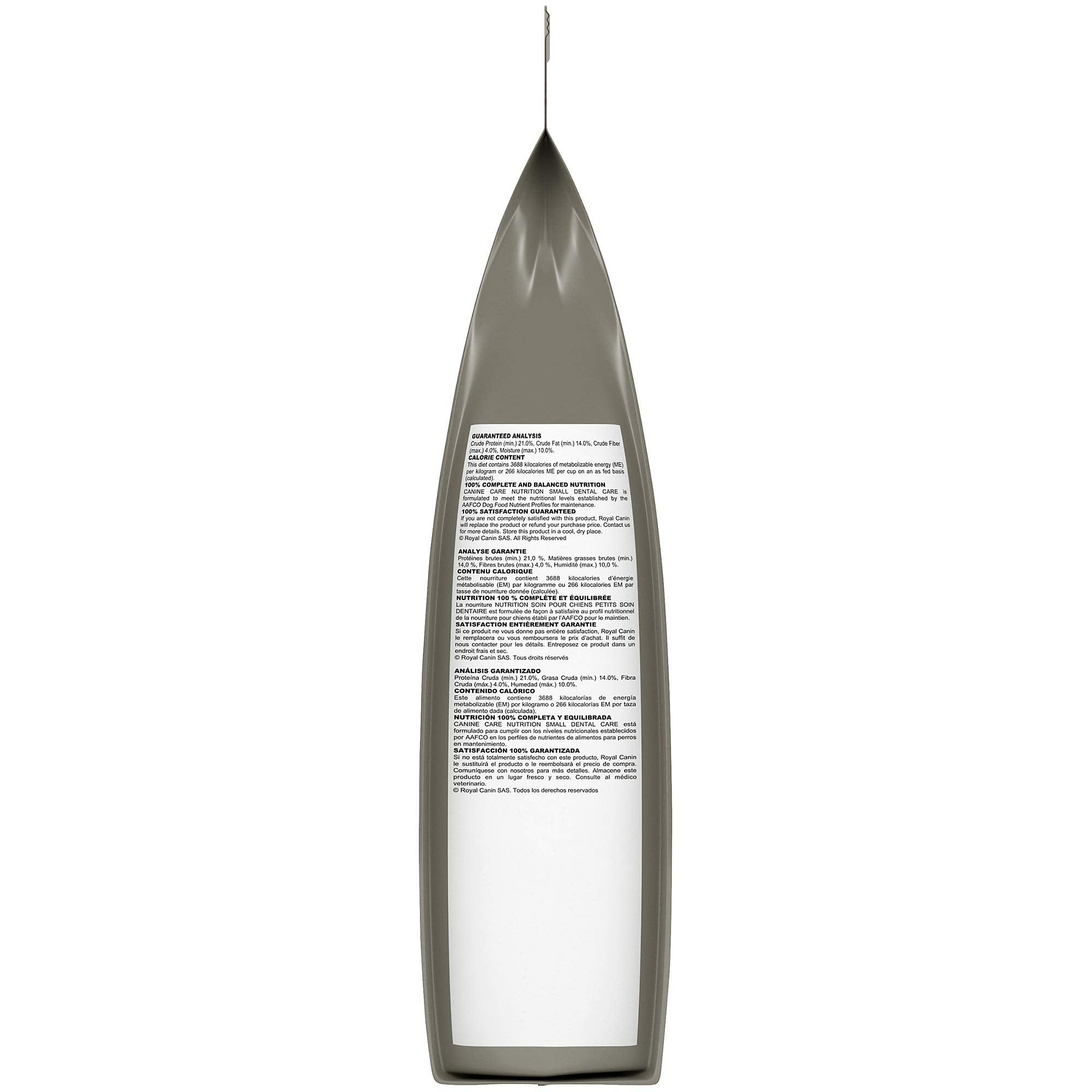 Royal Canin Small Dental Care tartar prevention during daily feeding.