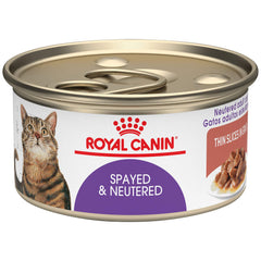 Royal Canin spayed/neutered front-pack shows balanced nutrition for adult cats
