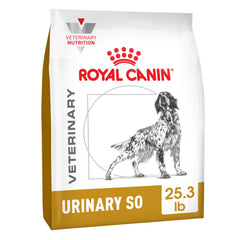 Royal Canin Urinary SO bag front view highlighting urinary support formula