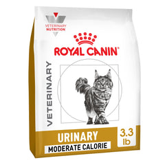Royal Canin Urinary SO Moderate Calorie bag; veterinary nutrition for urinary health.