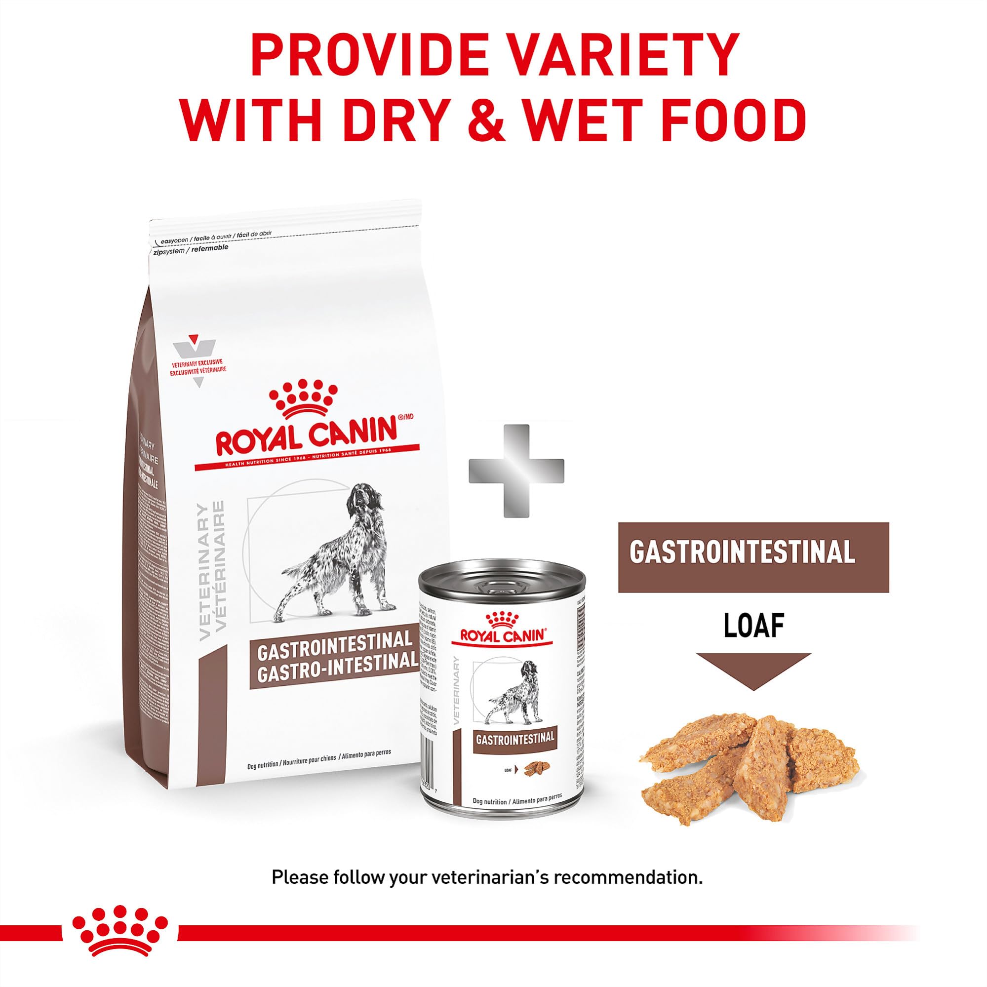 ROYAL CANIN Vet-exclusive badge on packaging