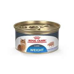 Royal Canin Feline Weight Care loaf served with dry kibble pairing