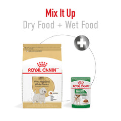 Royal Canin West Highland White Terrier skin barrier nutrients reinforce healthy skin