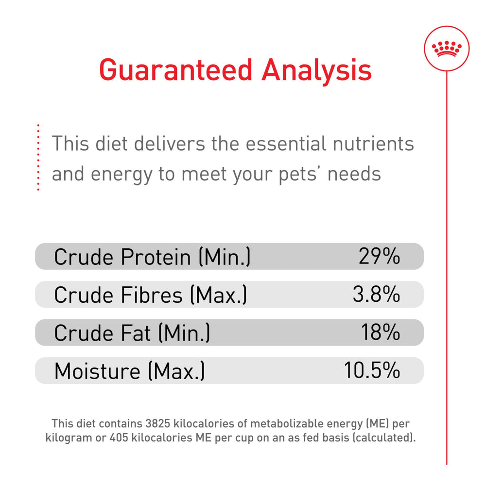 Royal Canin X-Small Puppy tartar-reducing kibble feature close