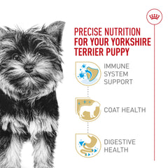 Royal Canin Yorkshire Terrier Puppy formula with antioxidants and vitamin E for immune support