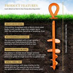 ROYAL PAW in-ground installation tool included speeds setup on tough surfaces.