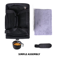 ROYPET escape-proof zipper keeps pets safely contained during transit.
