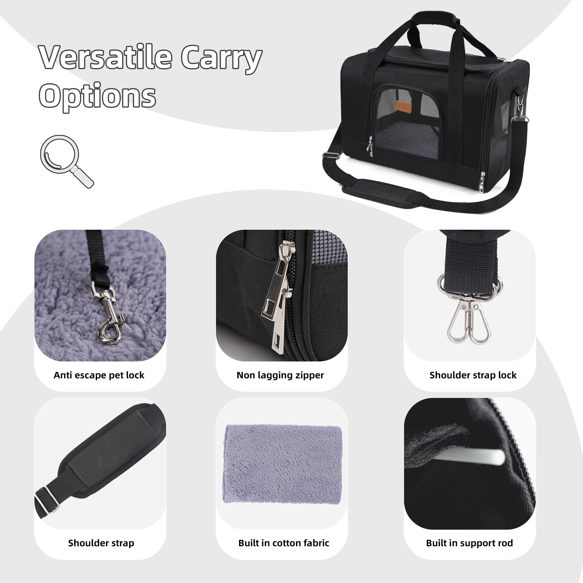 ROYPET plush washable mat provides cozy comfort and simple cleanup.